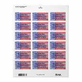 Amerikaanse trots etiket (Full Sheet)