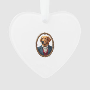 Amerikaanse trots Goud Retriever Vintage T-shirt 4 Ornament