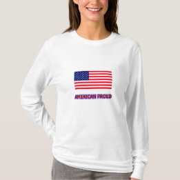 Amerikaanse trots Het museum Zazzle Sjabloon T-shirt