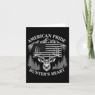 Amerikaanse trots jagers hart herten jagen Amerika Kaart