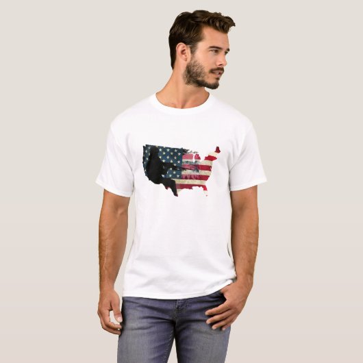 Amerikaanse trots t-shirt (Voorkant volledig)