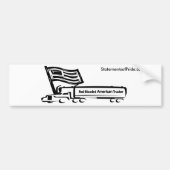 Amerikaanse trucker bumpersticker (Voorkant)