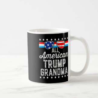 Amerikaanse Trump Oma Amerikaanse vlag Sungles Tru Koffiemok