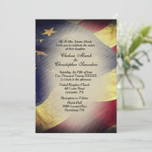  Amerikaanse uitnodiging tot het uitzenden van vla (Staand voorkant)