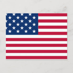 Amerikaanse USA Vlag Trots Ontwerp Feestdagenkaart
