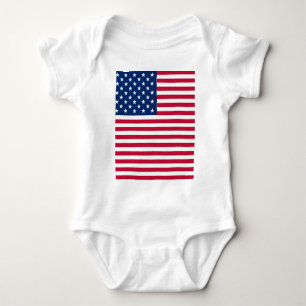 Amerikaanse USA Vlag Trots Ontwerp Romper