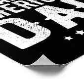 Amerikaanse vader 4 juli US Patriotic Pride Poster (Hoek)