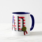 Amerikaanse vader mok (Voorkant rechts)