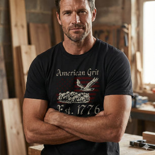 Amerikaanse Vasthoudendheid Sinds 1776 Patriottisc T-shirt