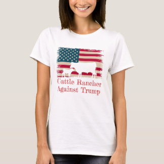 Amerikaanse veeboer tegen Trump T-shirt