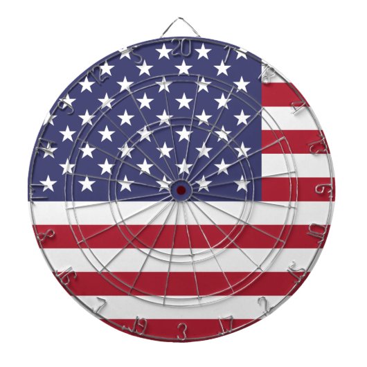 Amerikaanse Verenigde Staten USA Vlag Dartbord (Voorkant)