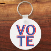 Amerikaanse verkiezingen patriottisch sleutelhanger (Voorkant)