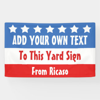 Amerikaanse verkiezingen  spandoek