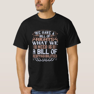 Amerikaanse verkiezingen - we hebben een Handvest  T-shirt