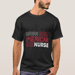 Amerikaanse verpleegster t-shirt
