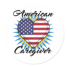 Amerikaanse verzorger stickers