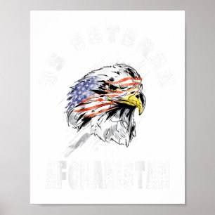 Amerikaanse veteraan Afghanistan - militaire oorlo Poster