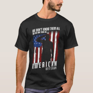 Amerikaanse veteraan voor mannen en vrouwen t-shirt