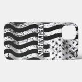 Amerikaanse veteraan - witte verticaal Case-Mate iPhone case (Achterkant (horizontaal))
