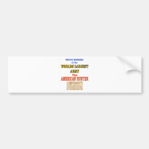 AMERIKAANSE VETERAN BUMPERSTICKER