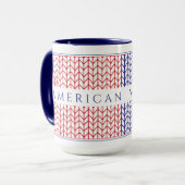 "AMERIKAANSE VETERAN" Hoge Navy Combo Mok (Voorkant links)