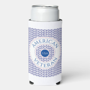 AMERIKAANSE VETERAN Slim Seltzer Blikje Koeler