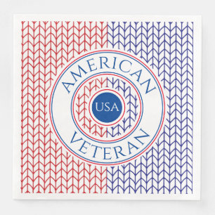 AMERIKAANSE VETERAN Standaard Eetpapier Servetten