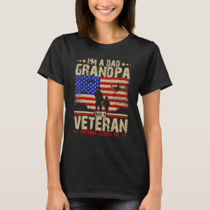 Amerikaanse veteranen Dag Ik ben pa opa en a T-shirt