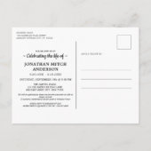 Amerikaanse veteranengevierde veteranengeviering v uitnodiging briefkaart (Achterkant)