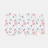 Amerikaanse viering, Patriotic Gable Box American Bedankdoosjes (Uitgevouwen)