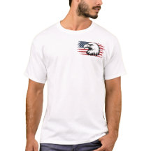 Amerikaanse Vintage Eagle Sunset Est 1970 T-shirt