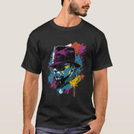 Amerikaanse Vintage Mafia Graffiti Gang Street Art T-shirt