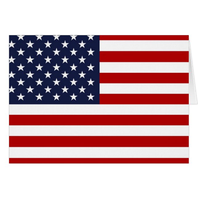 Amerikaanse vlag (Voorkant Horizontaal)