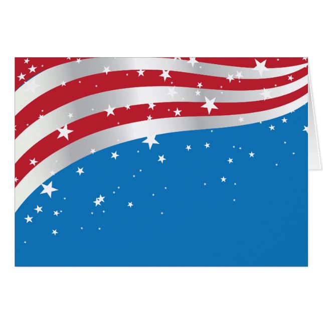 Amerikaanse vlag (Voorkant Horizontaal)