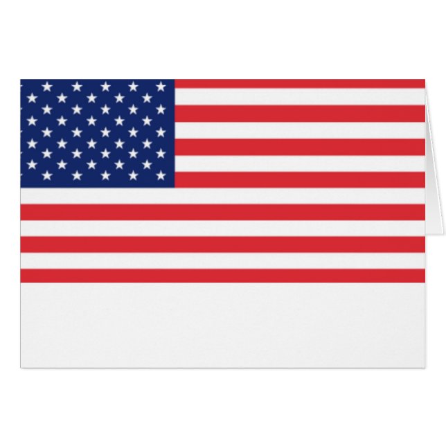 Amerikaanse vlag (Voorkant Horizontaal)