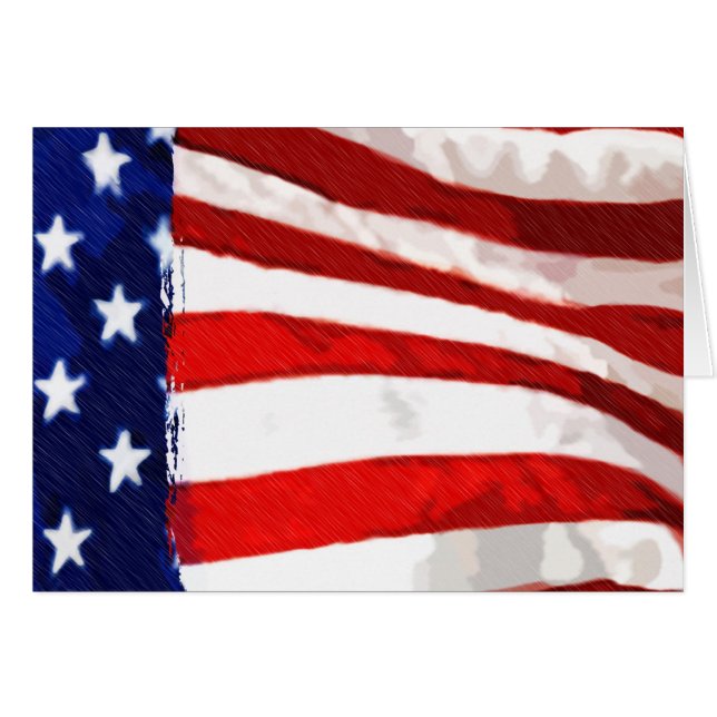 Amerikaanse vlag (Voorkant Horizontaal)