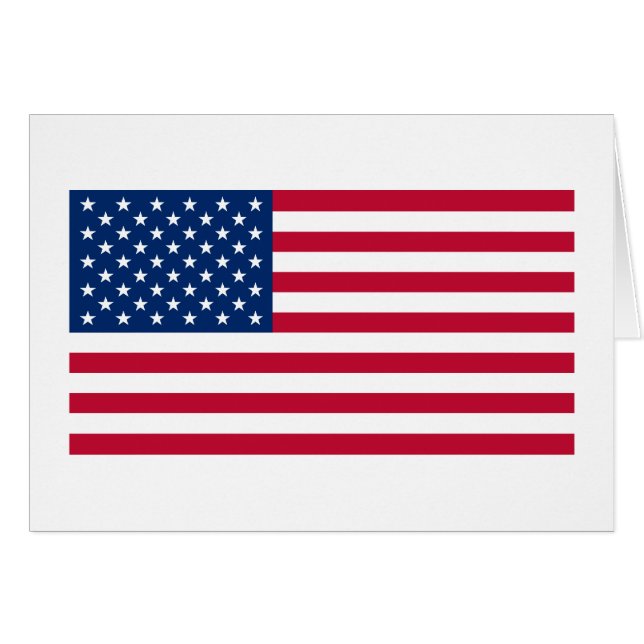Amerikaanse vlag (Voorkant Horizontaal)