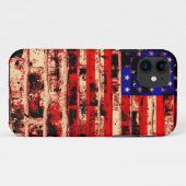 Amerikaanse vlag 02 Case-Mate iPhone case (Achterkant (horizontaal))