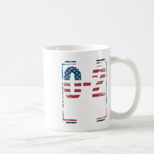 Amerikaanse vlag 0-2 Trump 2024 Koffiemok