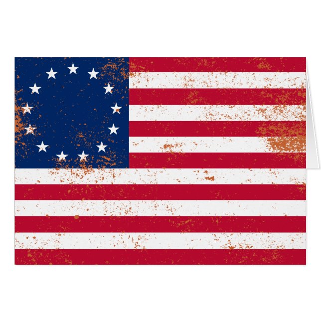 Amerikaanse vlag 1776 (Voorkant Horizontaal)