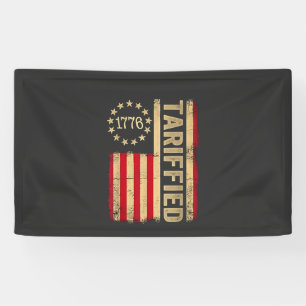 Amerikaanse vlag 1776 Amerikaanse Tarrifs Spandoek