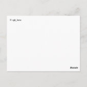 Amerikaanse vlag 1776 briefkaart (Achterkant)