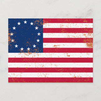 Amerikaanse vlag 1776 briefkaart