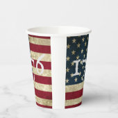 Amerikaanse vlag 1776 juli Vierde Onafhankelijkhei Papieren Bekers (Links)