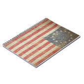 Amerikaanse vlag 1776 notitieboek (Linkerzijde)