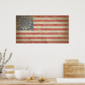 Amerikaanse vlag 1776 poster (Keuken)