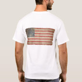 Amerikaanse vlag 1776 t-shirt (Achterkant)