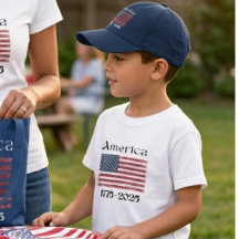 Amerikaanse Vlag 1776 tot 2026 Kinderen 250ste Ver