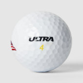 Amerikaanse vlag 2412 golfballen (Logo)
