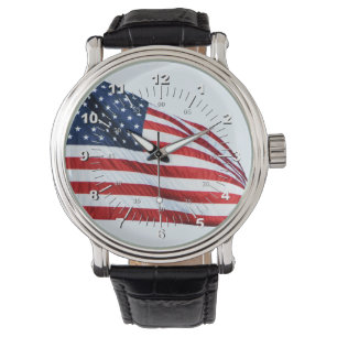 Amerikaanse vlag 2412 horloge